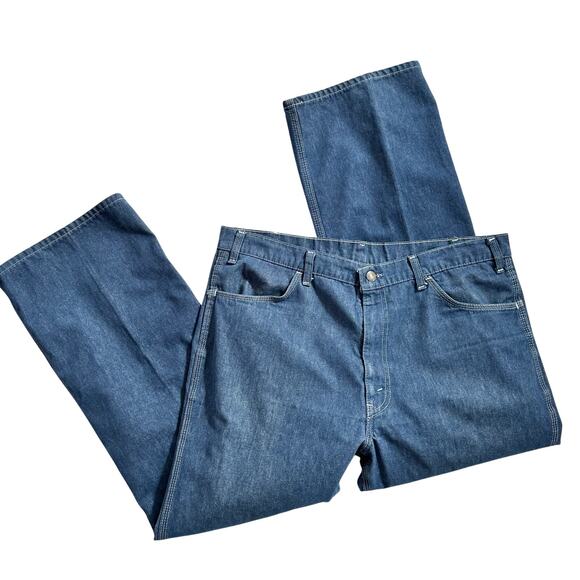 Levi’s For Men Vintage 1970s 520 White Tab Denim Bootcut Trouser Pants Western - Picture 1 of 13